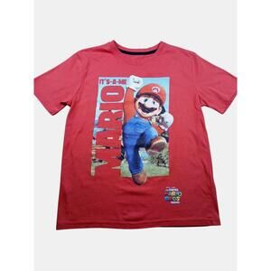 ​Nintendo Mario Shirt Boys L 10-12 / T-shirt Mario Bros Gars L 10-12